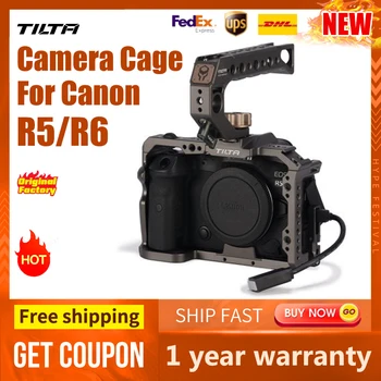 TILTA completo câmera gaiola para Canon R5/R6 Gaiola Kit de acessórios de fotografia
