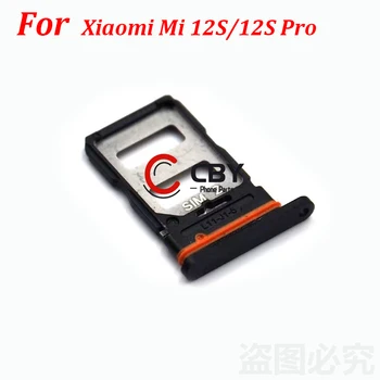 Para Xiaomi Mi 12S 12S Pro Sim do Leitor de Cartão do Titular Bandeja do Cartão Sim Ranhura do Suporte do Adaptador