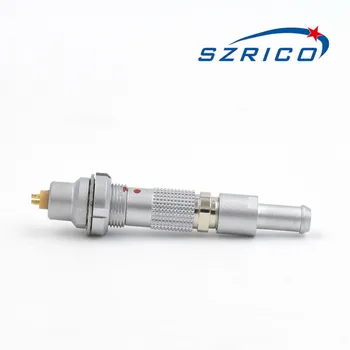 SZRICO Conenctor 00B EEG FGG 00B 2345 adaptador de pinos do receptáculo circular de metal eletrônico push-pull auto travamento