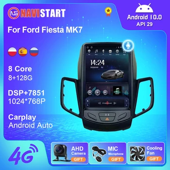 NAVISTART auto-Rádio Com Tela Para Ford Fiesta MK7 2009-2016 Autostereo Multimídia Android Leitor de Vídeo de Navegação GPS Estéreo