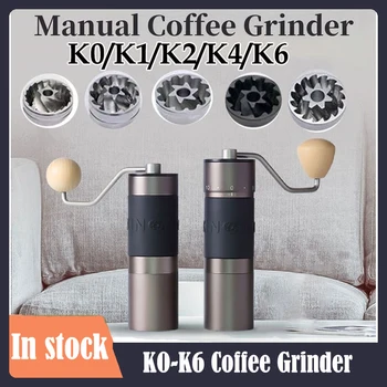 Manual de Moedor de Café Ajustável de Moer definição Kingrinder K0-K6 Aço Inoxidável Alumínio de grãos de Café, Moinho Cônico Burr Moinho