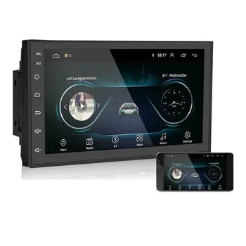 2 din Rádio do Carro 2.5 D de GPS Android Reprodutor Multimídia Universal 7
