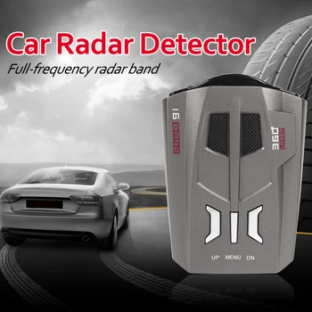 V9 Detector De Radar Inglês-Russo Voz Do Carro De Alerta De Aviso De Controle De Velocidade X K Ka