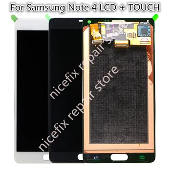 Ecrã Super AMOLED de LCD para Samsung Galaxy Nota 4 N910 N910A N910F Note4 LCD Display Touch Screen Digitalizador Assembly Gratuito Info.