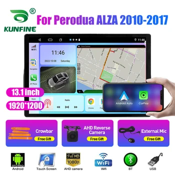 13.1 polegadas Rádio do Carro Para Perodua ALZA 2010-2017 de DVD do Carro GPS de Navegação de Estéreo Carplay 2 Din Central Multimídia Android Auto