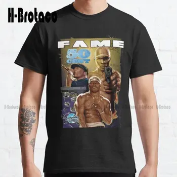 50 Cent Essencial Clássica T-Shirt Tio Camisa Personalizada Aldult Adolescente Unissex Digital De Impressão De Camisetas Moda Camiseta De Verão Retrô