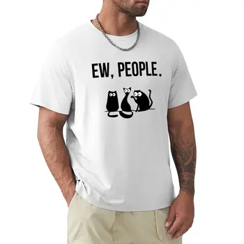 Ew, as Pessoas T-Shirt de tamanho mais tops de roupas vintage mens simples t-shirts