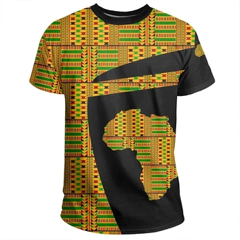 Impressos em 3d áfrica roupas t-shirt mens moda kanga vestidos africana roupa casual t-shirt homme 2023