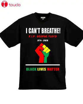 Eu Não Posso Respirar Rip George Floyd Homenagem Protesto Preto Vidas Importa Camisa Unissex, Mulheres, Homens T-Shirt