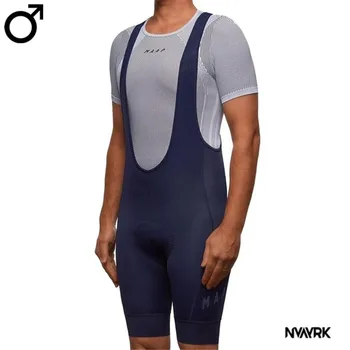 MAAP Ciclismo jardineiras, shorts Azul e preto 2021 Equipe de corrida de roupas de baixo com antiderrapante tecido 9D almofada de gel de absorção de Choque calças