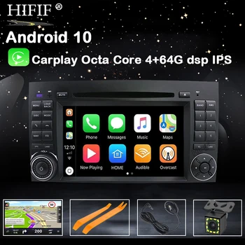 DSP IPS Android de 10 2din GPS Carplay Para a Mercedes Benz Sprinter B200 W209 W169 W169 classe B W245 B170 Vito W639 multimédia player