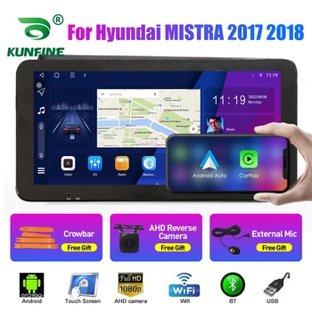 10.33 Polegadas Rádio do Carro Para Hyundai MISTRA 20172018 2Din Android Octa Core de som do Carro DVD GPS de Navegação Jogador QLED Tela Carplay