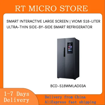 Viomi Interativo Smart LargeScreen de 15,6 polegadas 518 L Ultra-fina e lado-a-Lado Inteligente Frigorífico Toda a Casa Inteligente Interconexão