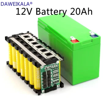12V da Bateria 18650 Bateria 18650 bateria de lítio recharable Solar da bateria de acumuladores Elétricos de iluminação Exterior da bateria