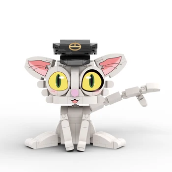 MOC Anime Japonês Suzumeeds Daijin Gato Brickheadzs Bloco de Construção de personagem de Ação Soutaed Gato de Estimação Idéia de Tijolos Criança Brinquedos de Presente