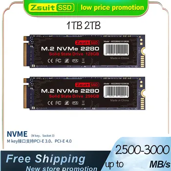 Zsuit SSD de 1 tb NVME M. 2 2280 Pcle 3.0*4 de Estado Sólido Interna Unidade de Disco Rígido Para Notebook Desktop Festplatte