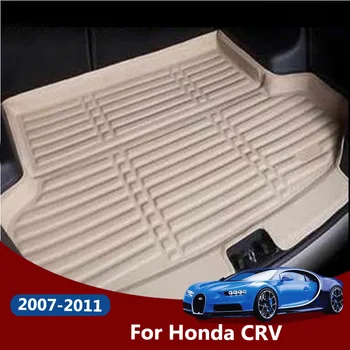 Carro-styling para Honda CRV CR-V 2007-2011 Traseira do Carro Forro de Arranque do Tronco de Carga, Tapete Bandeja Piso Carpete de Lama Pad Pro