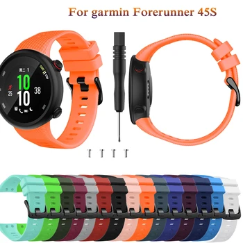 Novo Esporte da forma de silicone de Substituição wriststrap Para Garmin forerunner 45S smart watch Acessórios Para forerunner 45S pulseira