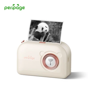 PeriPage A3X Mini Portátil Foto Etiqueta da Impressora 203 dpi BT Móvel sem Fio a Impressora Térmica de Recebimento de Criador de Etiqueta de Suporte 77mm/56mm