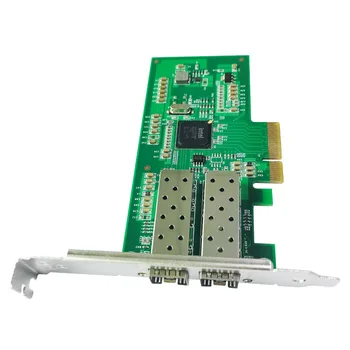 Para a Intel I350-F2 gigabit a rede de fibra óptica do cartão de nhi350am4 dual port pci-e placa de rede