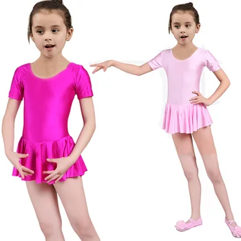 Crianças Meninas Tutu de Ballet, Dança Vestido de Collant de ginástica Fantasia de roupa de Dança do Traje de maiô ballet vestido de bailarina vestido de crianças