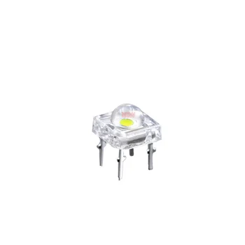 100pcs F5 5mm Piranha LED Branco LED do Diodo Emissor de Luz, Diodos de Freio do Carro DIODO emissor de Luz da Cauda