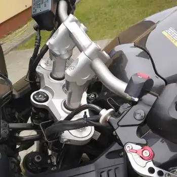 22mm Universal Motocicleta pega Guidão Riser Braçadeira de Volta Mover Adaptador de Montagem Preto
