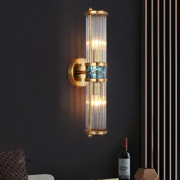 parede de vidro da lâmpada antler candeeiro de parede moderna, acabamentos de parede bonito lâmpada de parede de vidro arandelas antler candeeiro de parede