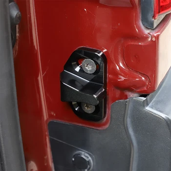 Para a Toyota FJ Cruiser 2007-2021 liga de alumínio de Prata/Preto/Vermelho Carro porta Traseira Anti-ruído de Bloqueio da Porta da Guarnição de Acessórios para carros