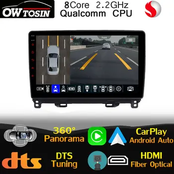 A Qualcomm 8Core Android Para o Honda Fit 4 GR GS Jazz 2020-2021 Carro GPS Multimídia de Rádio 360 Câmara DTS HIFI Unidade de Cabeça de Auto CarPlay