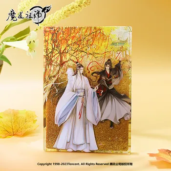Anime o Grão-mestre da Demoníaca Cultivo MDZS Wuxian Wangji Outono Cena Bag duplo Pingente de Stand Modelo de Crachá de Pinos de Papel Colorido Brinquedo