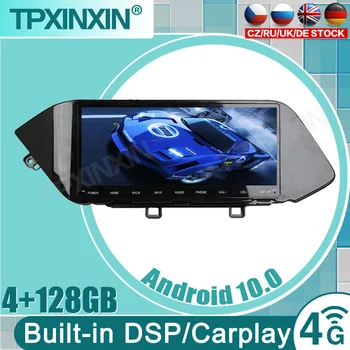 Android 10128G Para HYUNDAI Solarta 2020 Carro IPS Tela de Toque do Rádio do Carro Player Multimídia Com DSP Carplay Sistema de Navegação GPS