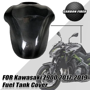 Para A Kawasaki Z900 2017 2018 2019 2020 Real De 100% De Fibra De Carbono, Tanque De Combustível Tampa Carenagem De Moto Acessórios