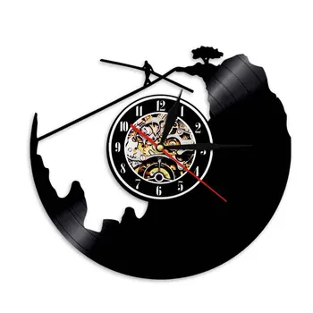 Corda bamba, Andando de Vinil LP Registro Relógio de Parede Relógio 3D Decorativo Relógio de Parede Arte em Decoração de Interiores Exclusivo Idéia de Presente
