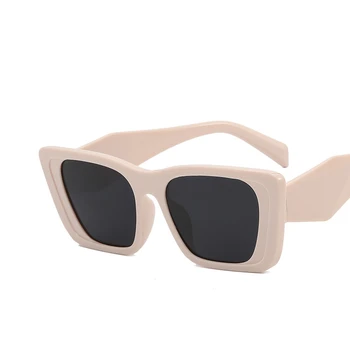 Moda Óculos de sol Quadrado Mulher Vintage Olho de Gato Design de Óculos de Sol Feminino Masculino Exterior Tons Retrô Óculos para a Proteção UV400