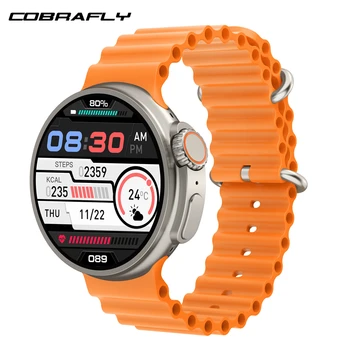 Cobrafly IWO Ultra K9 Smart Watch 1.39 polegadas Tela Ronda Desporto Relógios de Homens de Mulheres de Chamada Bluetooth Impermeável de Fitness Tracker Banda