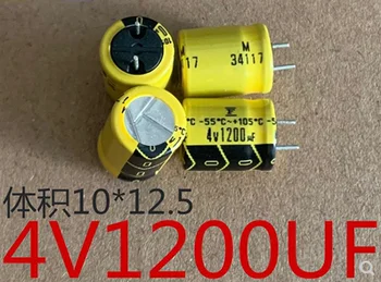 20PCS Amarelo Japão FUJITSU a FUJITSU v1200uf de estado sólido capacitores 10 * 12.5 105 graus