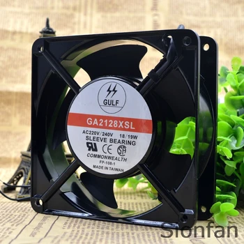 Para Taiwan GOLFO GA2128XSL 12cm 12038 220v 18/19w CA do Ventilador de Resfriamento Teste de Trabalho