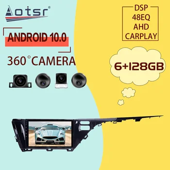 Para Toyota Camry 2018 - 2019 Android 10 auto-Rádio Receptor Estéreo 2Din Autoradio GPS de Navegação Multimédia Leitor de Chefe da Unidade de