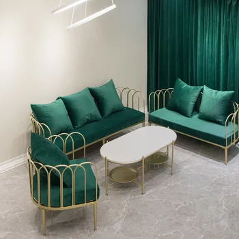 Tecido De Luxo Sofá Da Sala Moderna Nórdicos Aconchegante Europeia Quarto Sofá Da Sala De Casa Minúscula Minimalista Cadeiras De Salão De Beleza A Decoração Home