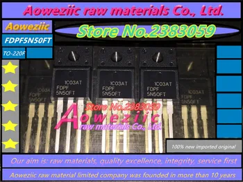 Aoweziic 100% novo original importado FDPF5N50FT A-220 FET MOSFET 5A 500V