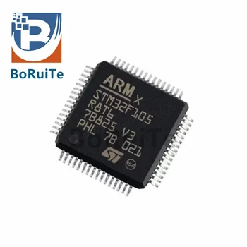 Original autêntico SMD STM 32F105RBT 6STM 32F105RBLQFP-64 microcontrolador chip.