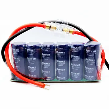 Maxwell 16v133f capacitor super bateria automotiva retificador eletrônico 2.7v800f capacitor de partida para proteger a vida útil da bateria