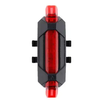 Brilhante USB Recarregável, Impermeável Luz Traseira -Botão Grande – Fácil de Instalar LED de Alta Intensidade Acessório