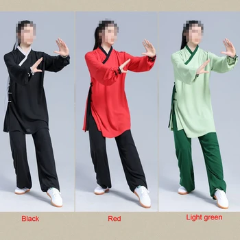 unisex roupa de wing chun tai chi uniformes Shaolin kung fu roupas de wushu taoísta manto de artes marciais ternos