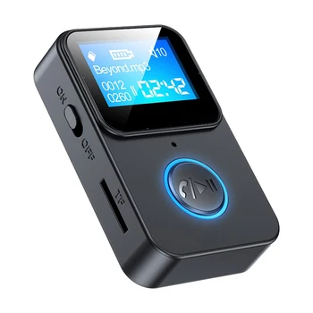 Áudio Visível Compatível com Transmissor Receptor Estéreo Com Tela de LCD Casa alto-Falante Leitor de MP3 Para Carro de Conexão Rápida