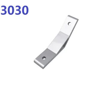 6PCS/MONTE 3030 conector de ângulo de 135 graus de ângulo suporte suporte dos industriais de alumínio accessoriessingle suportes