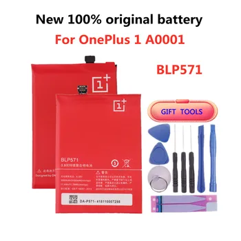 Alta Qualidade de 3100mAh BLP571 Bateria Original Para Oneplus 1 / + 1 A0001 Substituição do Telefone Móvel Bateria do Li-Polímero+ Ferramentas